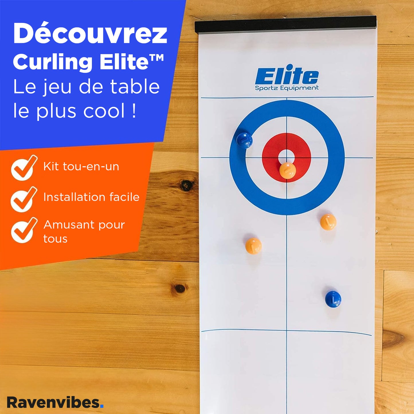 Curling Elite™ Jeu de table curling